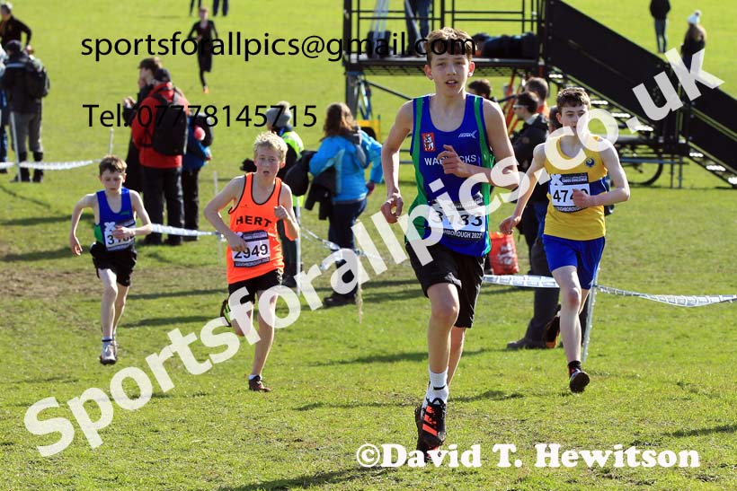 Boys Under-13s 2022 CAU Inter Counties Cross Country, Prestwold Hall, Loughborough.  Photo: David T. Hewitson/Sports for All Pics